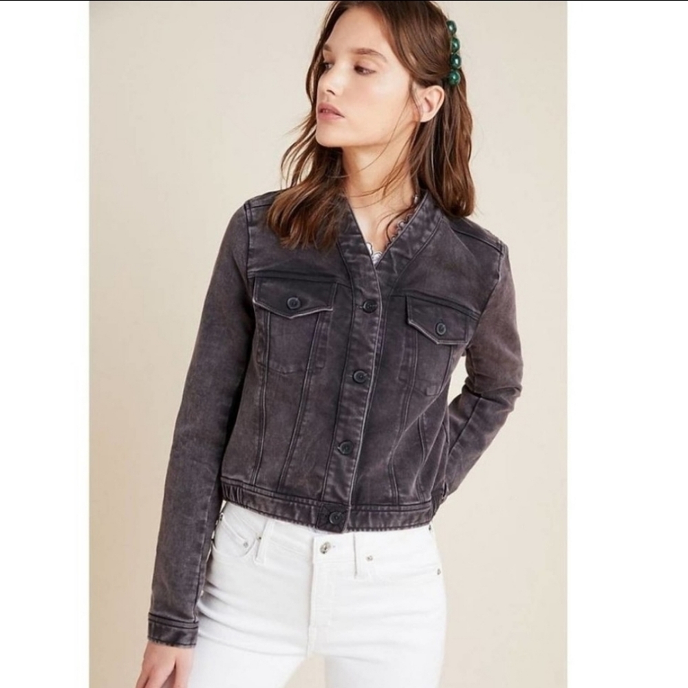 Anthropologie bibiana bomber jacket large